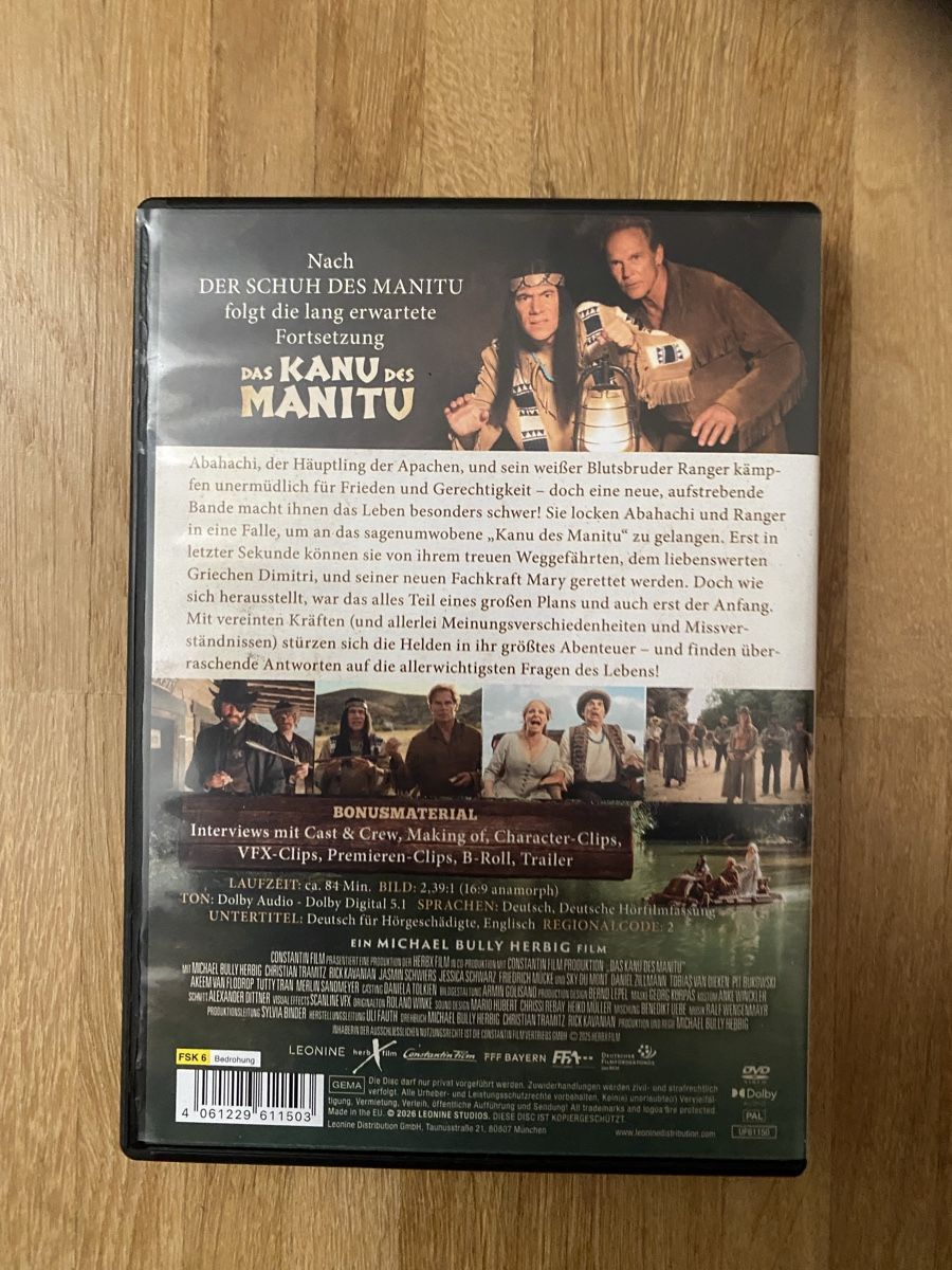Tutti i DVDs: DVD Das Kanu des Manitu – Nuovo (secondo la descrizione) da Aesch BL venduto da 39QueenOFSales39 1