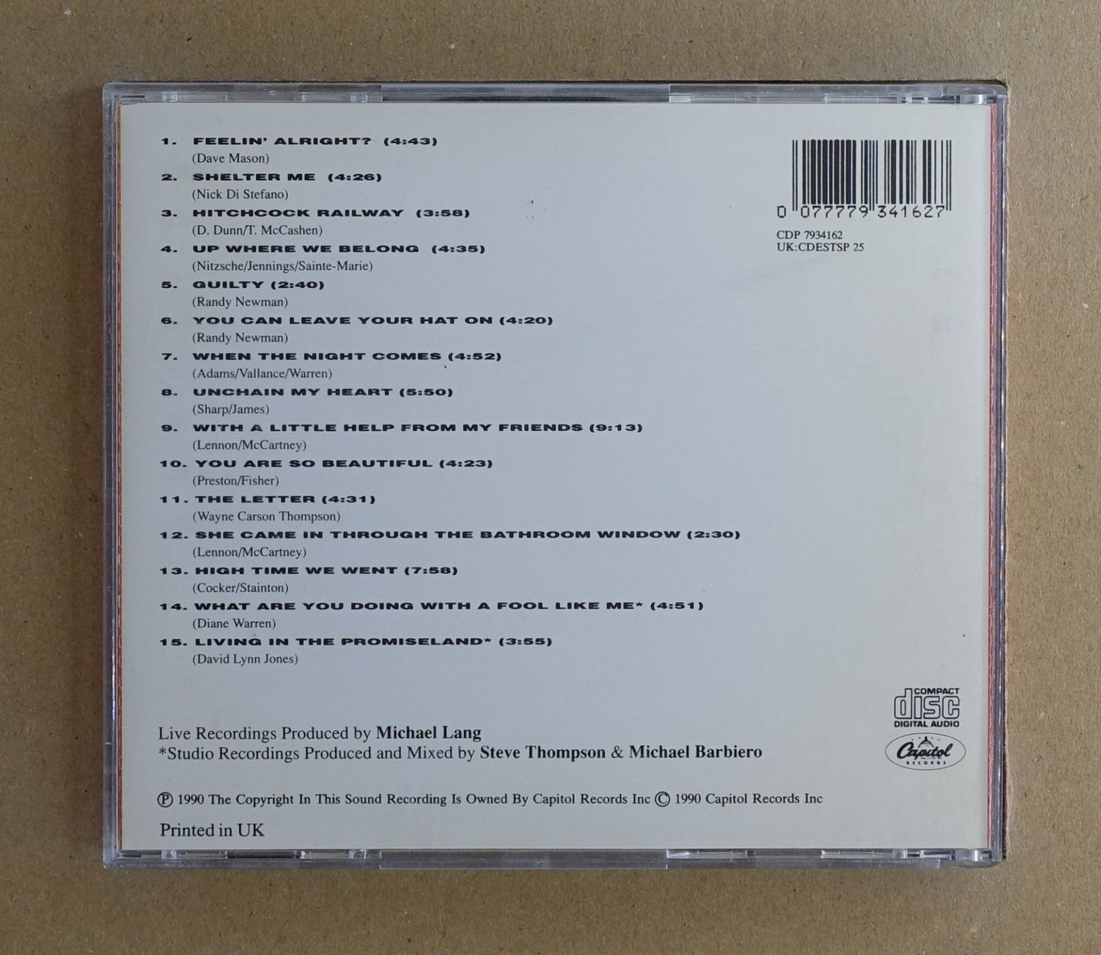 CD: Joe Cocker Live - T5 – Usato da Sessa venduto da discoverymedia 1