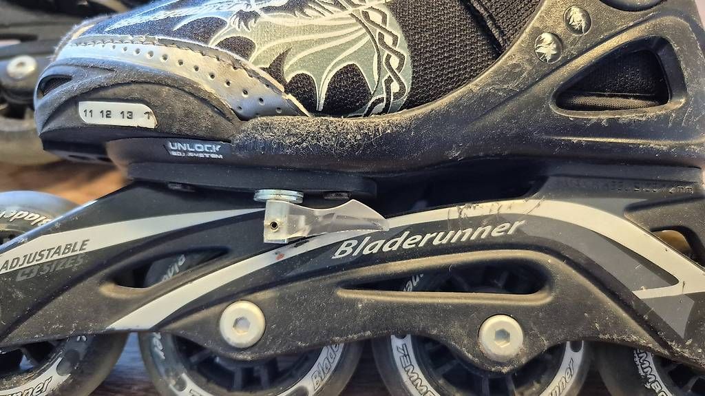 Pattini in linea & Pattini a rotelle: Inlineskates Bladerunner verstellbar Gr. 28-32 – Usato da Adelboden venduto da afkcamper 1