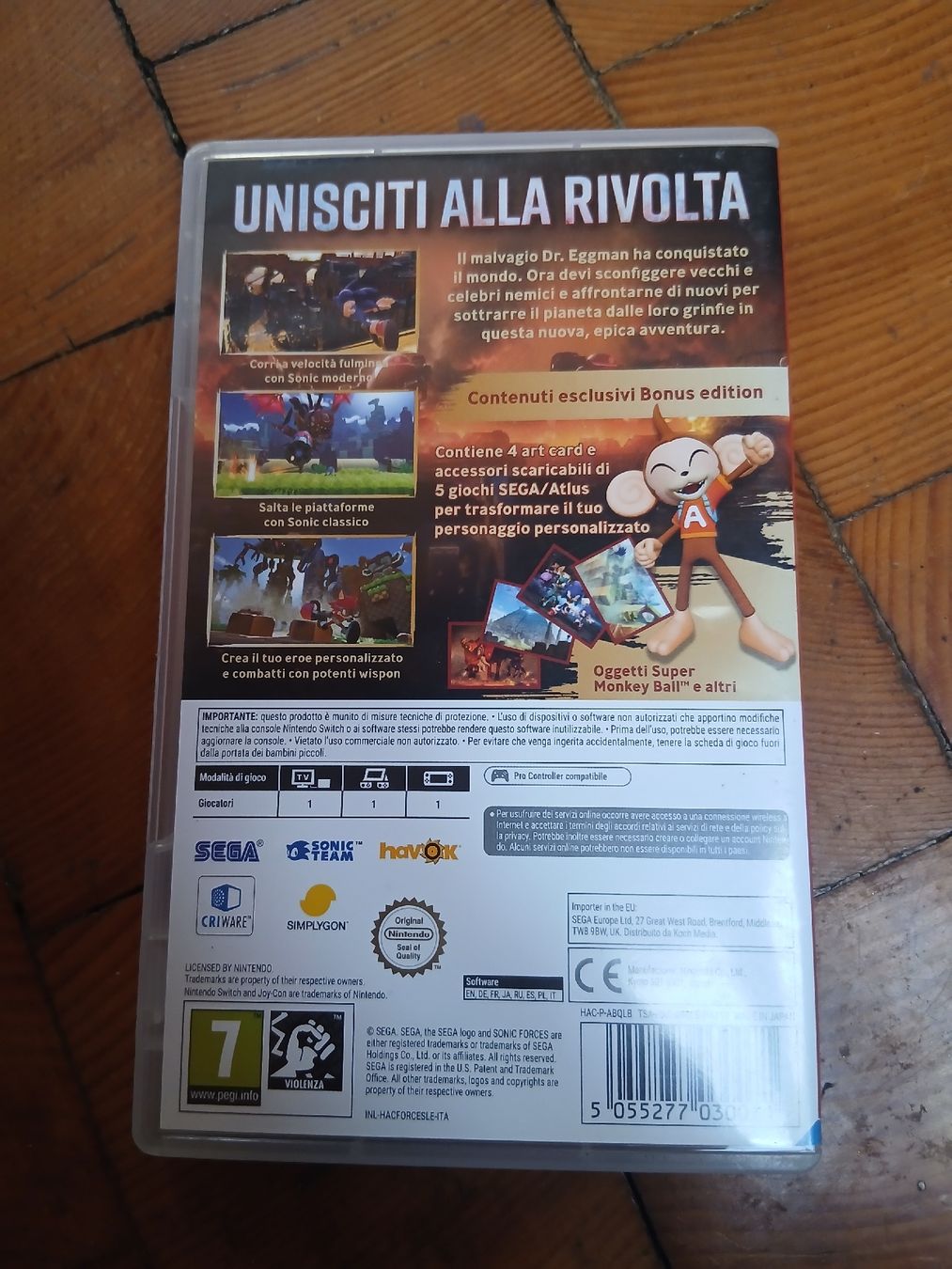 Sonic Spiele: Sonic forces – Gebraucht aus Locarno von sch_r2rh 1