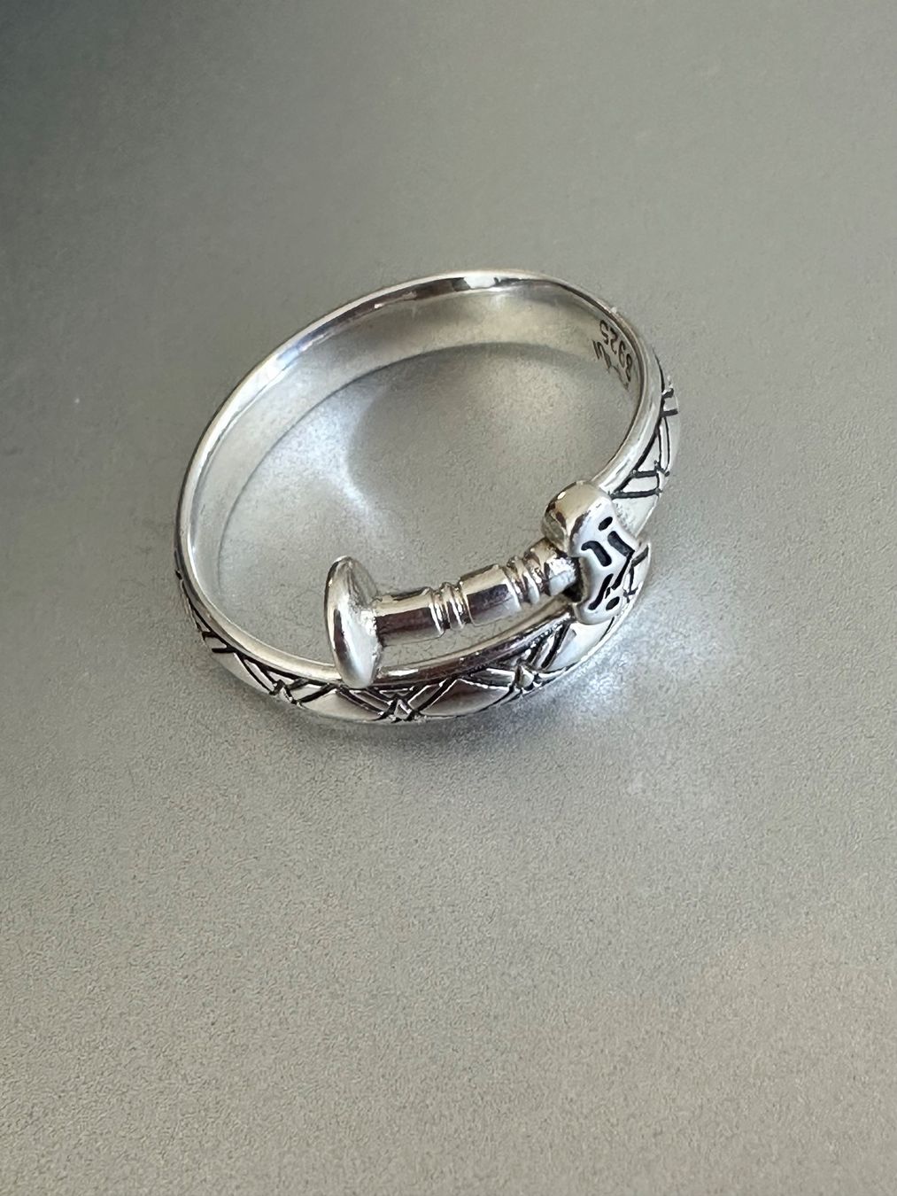 Anelli: Vintage 925 Silber Ring – Usato da Onex venduto da Antiqueshow 1