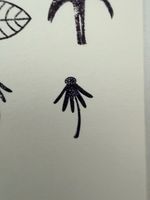 Rubber stamp: flower