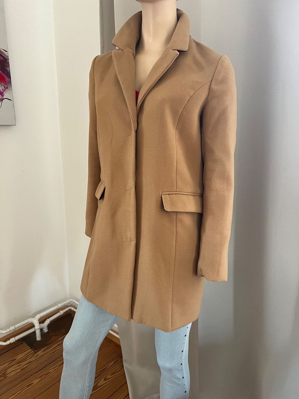 Vero Moda Cappotti: Vero Moda Damenmantel beige Grösse M – Usato da Zürich venduto da ost_5sdl 1