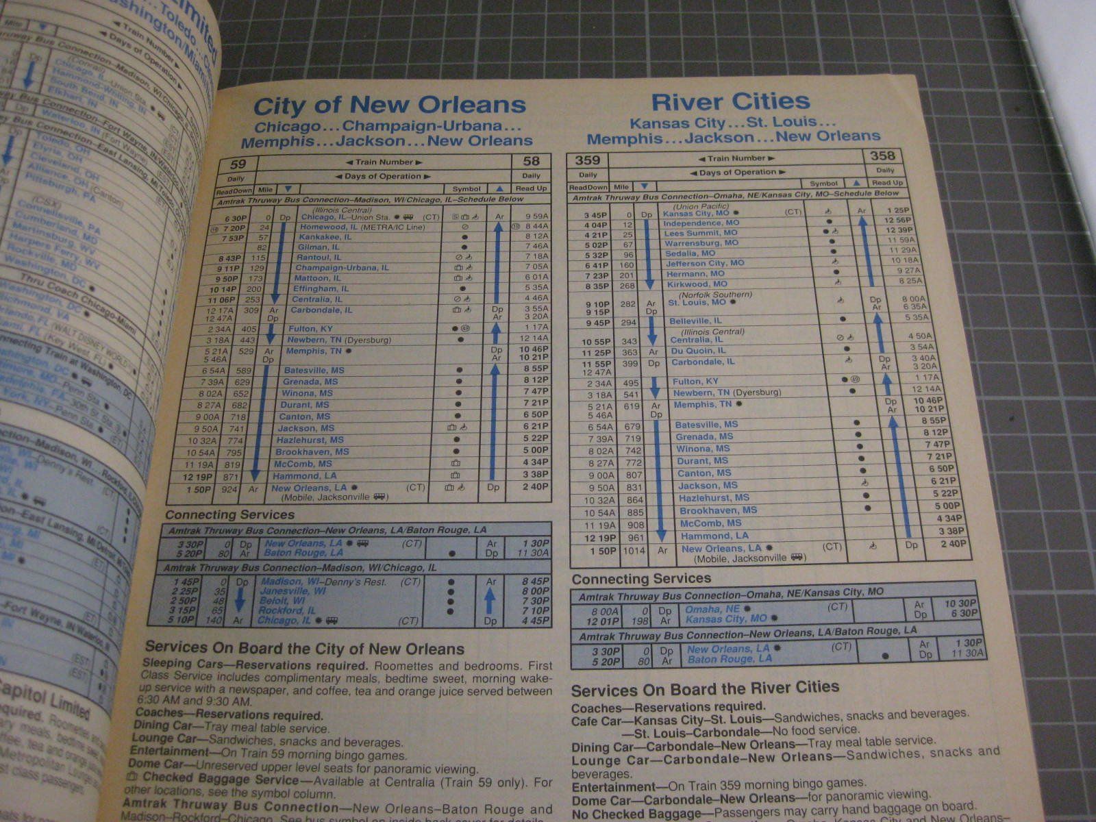 Libri: Amtrak System Train Timetable, Effective April 5, 1992 throu – Usato da Malters venduto da Marosko 2