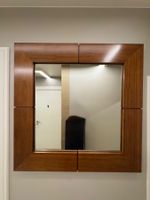 Important miroir acajou 100x100 – Maison Dupin