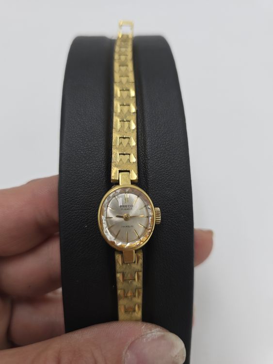 BIREL / BOITIER de montre mécanique vintage plaqué or / 17 JEWELS EUR