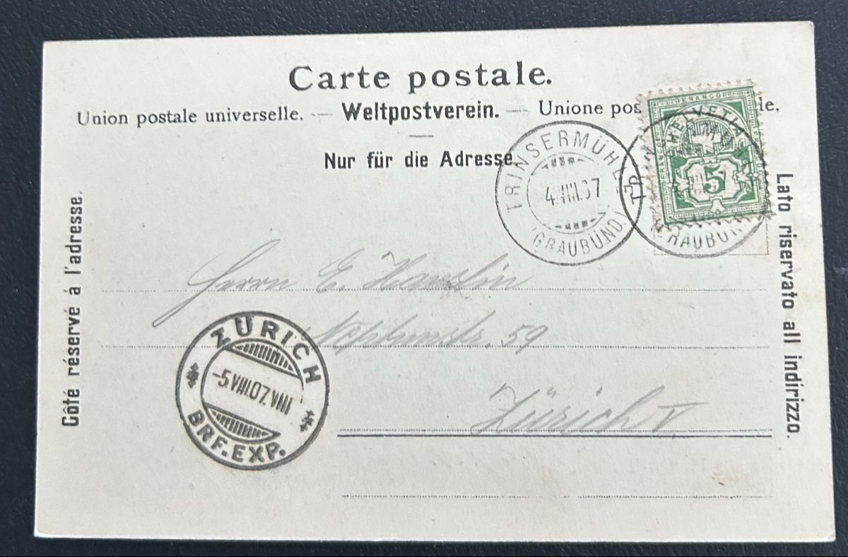 Cartoline postali: Gruss aus Hohen Trins GR – Usato da Horw venduto da Tellbub 1