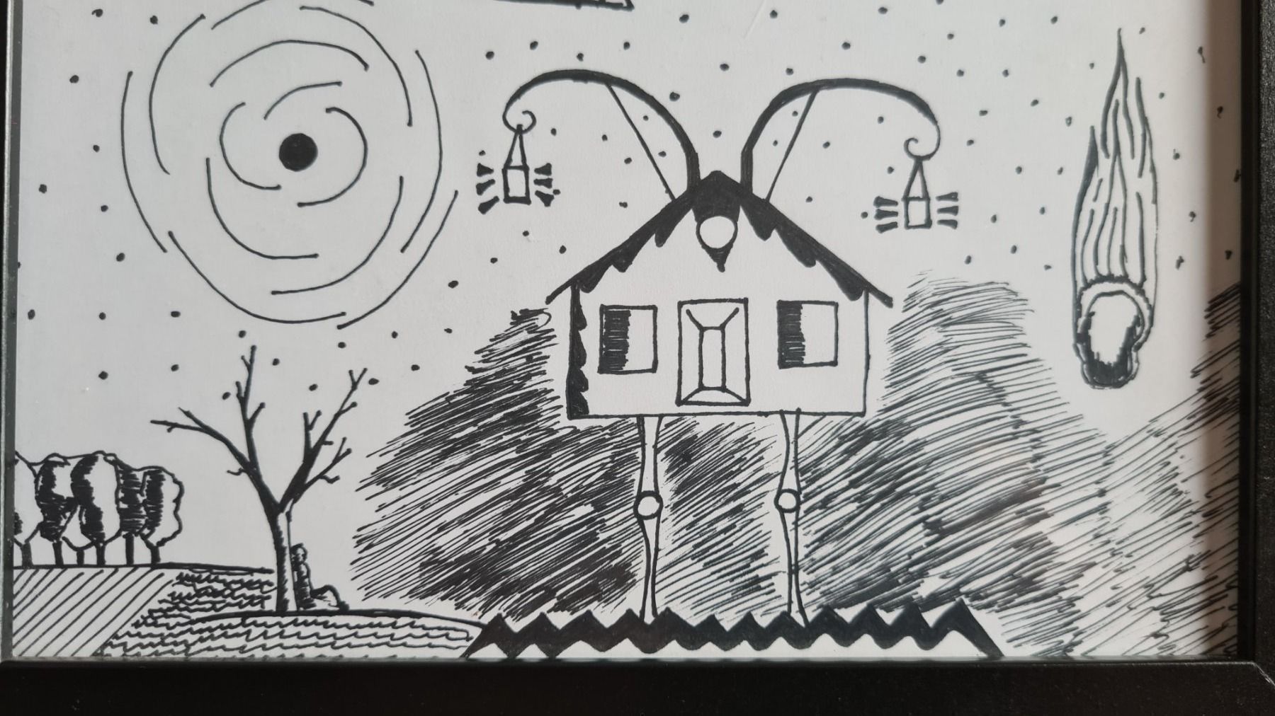 Foto & Immagini: Zeichnung, Fineliner, "Halloween" – Nuovo (secondo la descrizione) da Winkel venduto da Heuresis 1