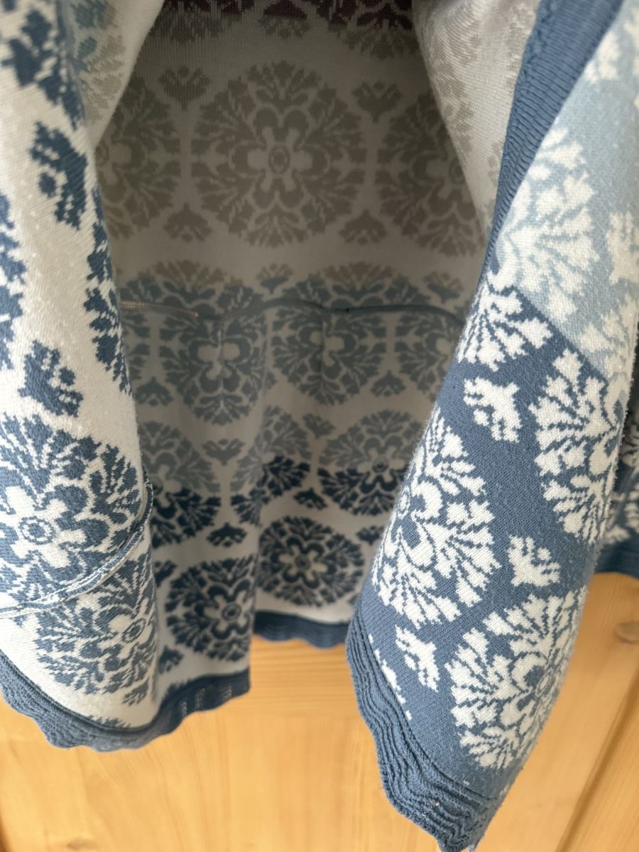 Sorgenfri Giacche: Sorgenfri Sylt Jacke Strickjacke Pullover lang Gr L – Usato da Uster venduto da Schangnau87 8