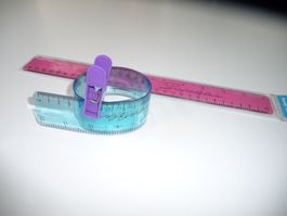 biegbarer Massstab 30 cm "bendy ruler" NEU und "bruchsicher"