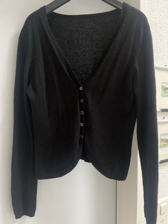 Marc Cain mit Caschmir Cardigan schwarz Gr 2 /S