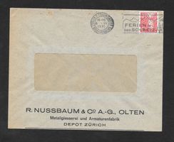 Olten illustrierter Brief R. Nussbaum & Co AG 5.6.1935