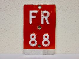 FR 88 VELONUMMER - FAHRRADSCHILD 1988