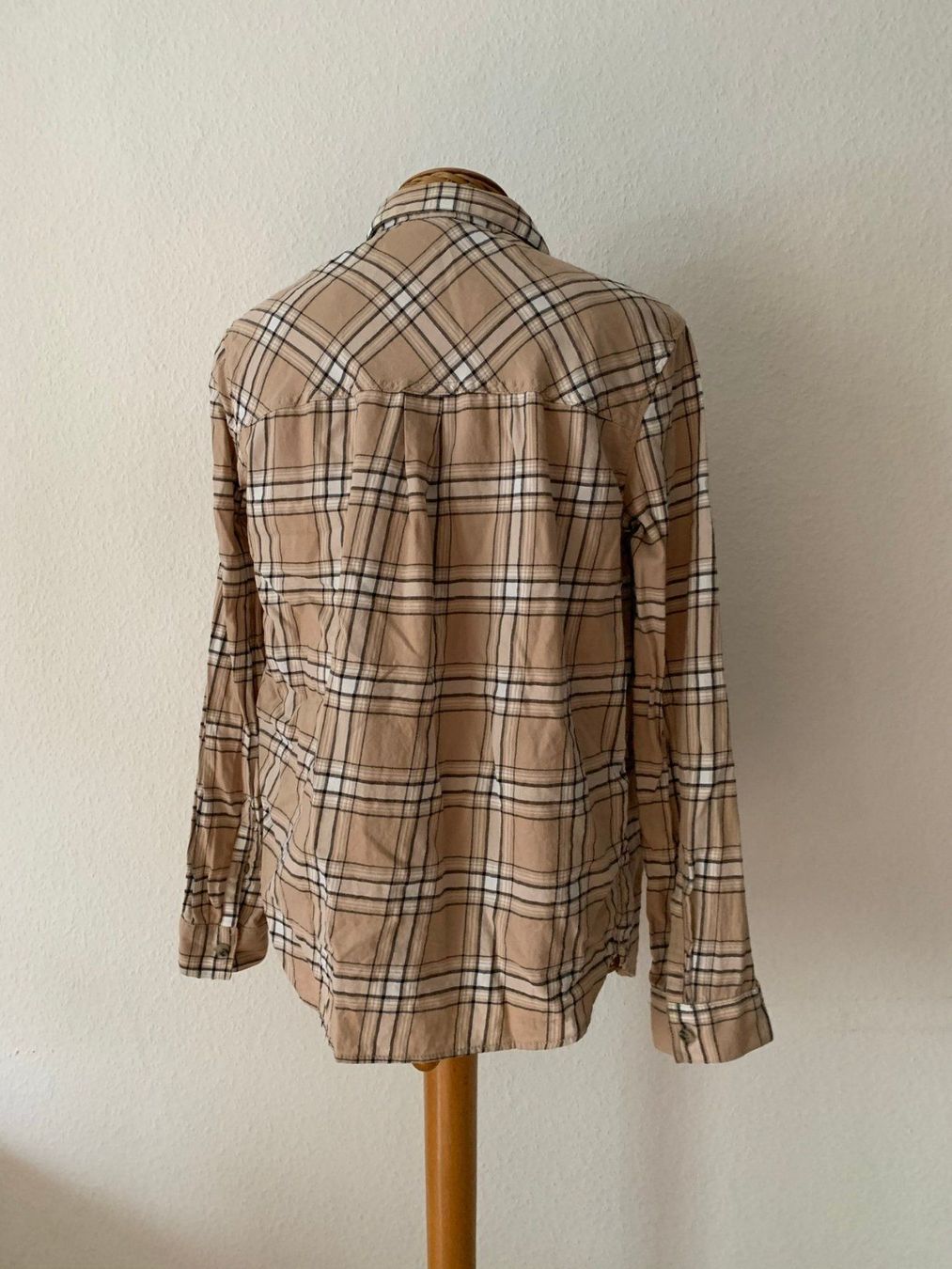 H&M Camicette: Hemdbluse beige kariert - 36 – Usato da Zürich venduto da Diazaio 2
