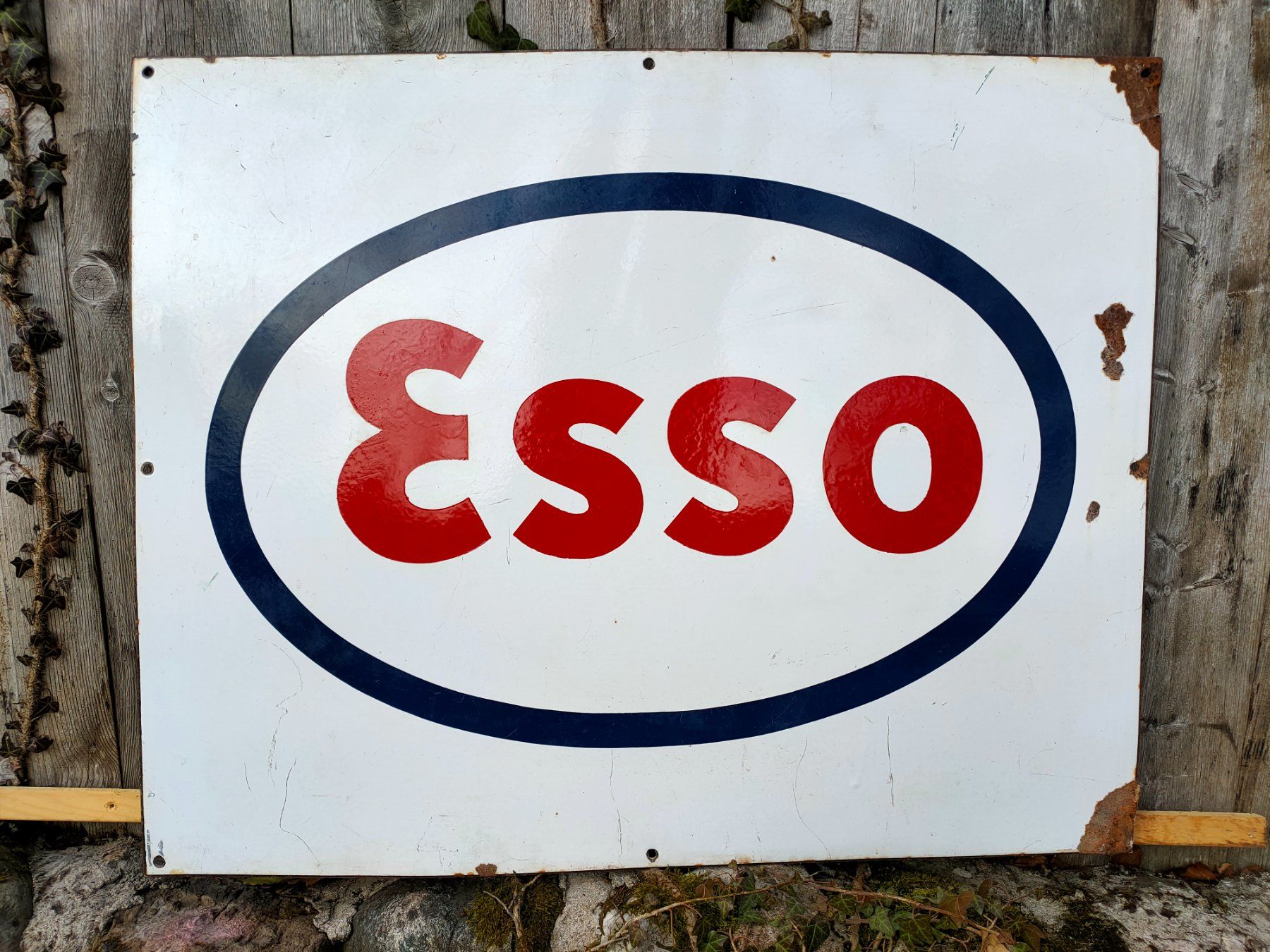 Ecriteaux: Emailschild esso – D'occasion à Bretonnières par Minigab