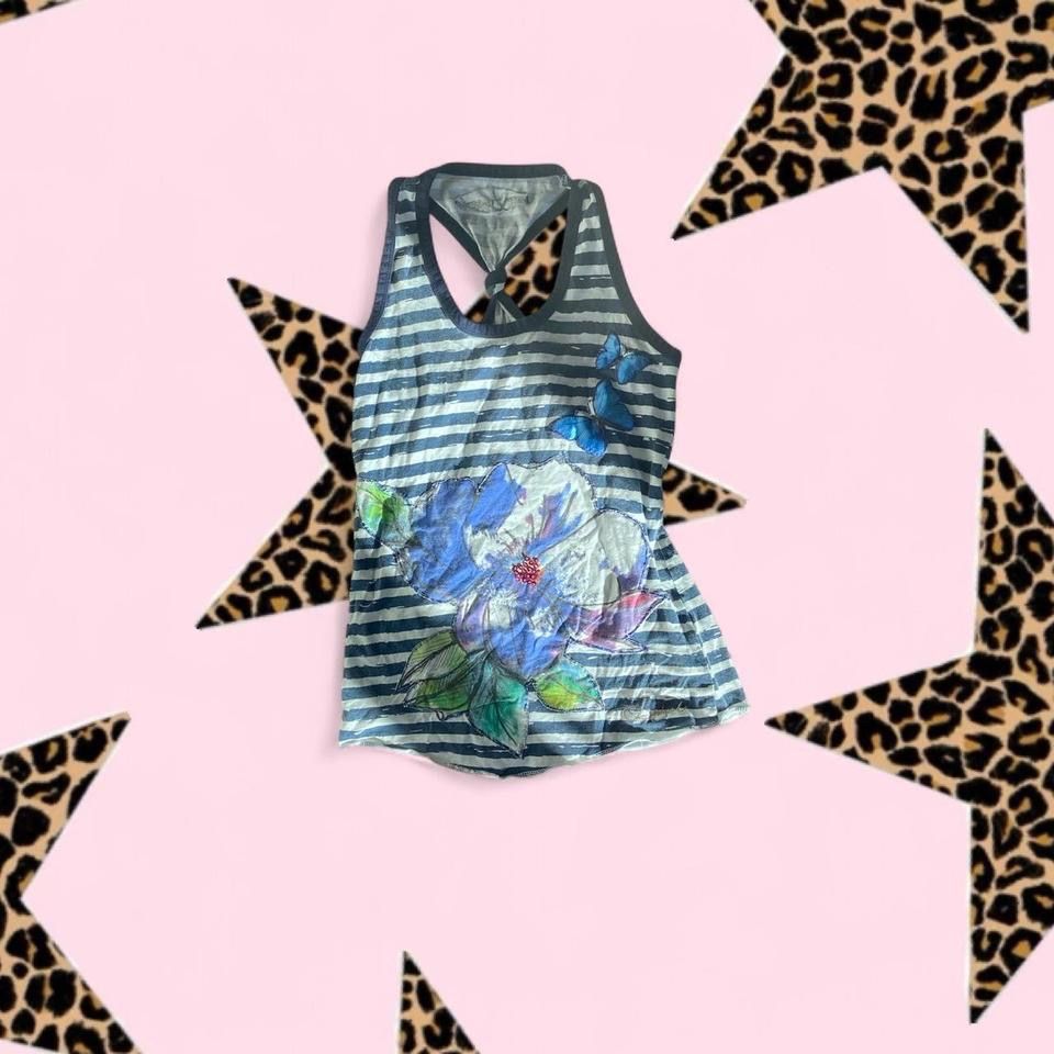 Desigual Tops: Striped desigual flower top, size S – D'occasion à Spiegel b. Bern par pre1ovedthreads 2