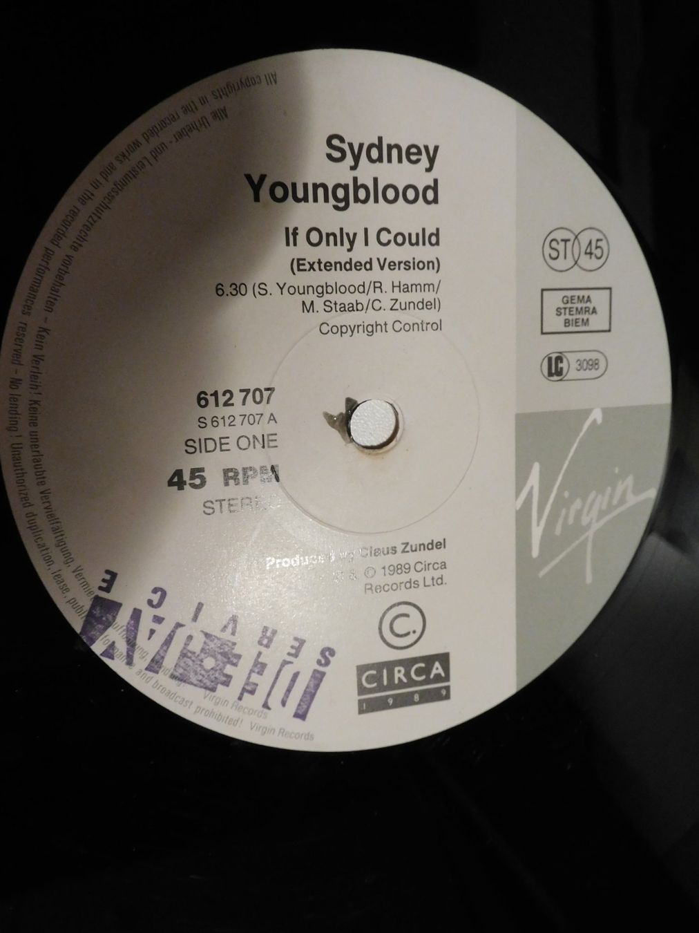 Dischi in vinile: LP Sydney Youngbblood - If Only Could - Extended Version – Usato da Sursee venduto da 76 1