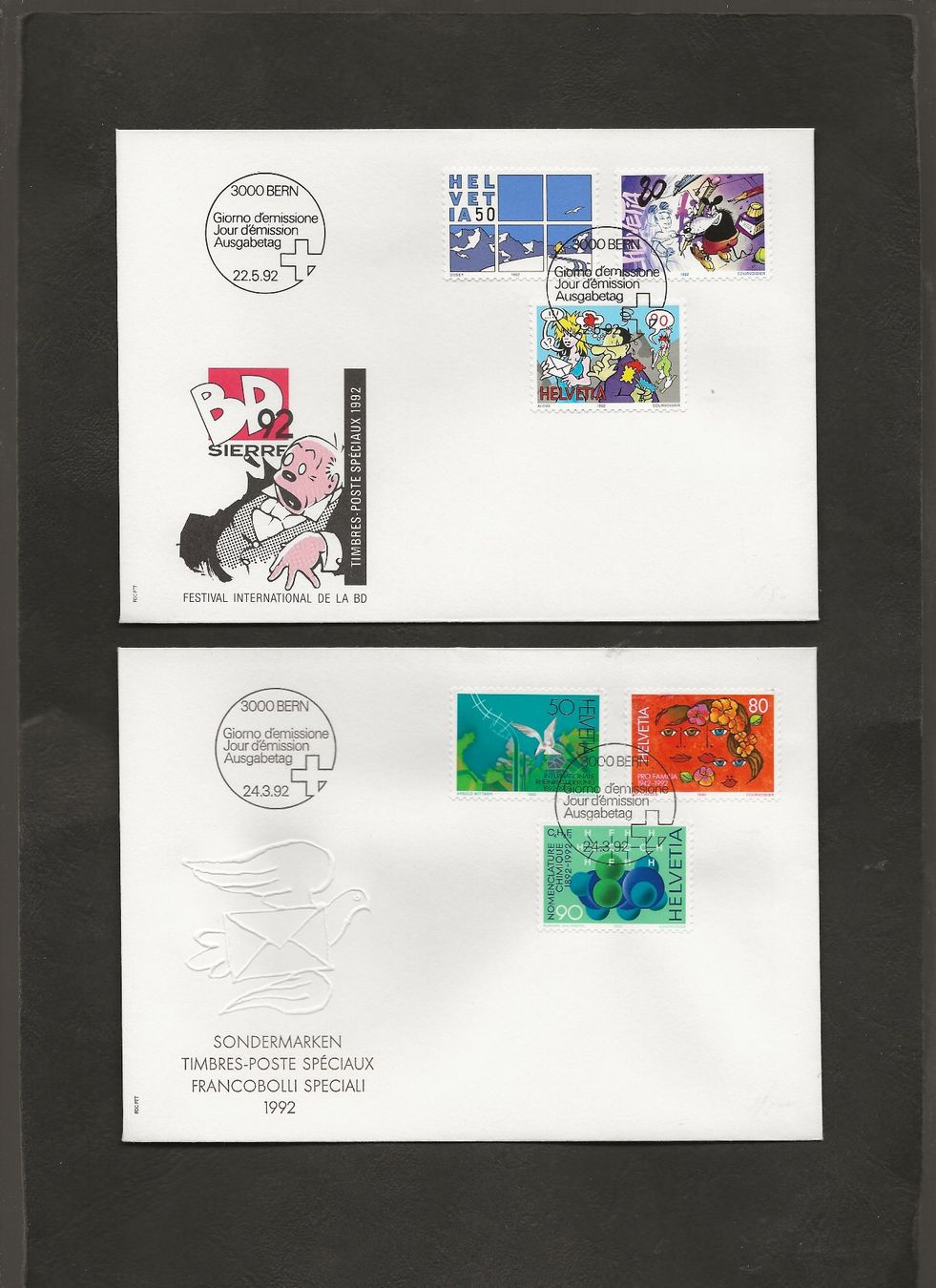 Tutti i francobolli: Schweiz 16 FDC 1989 bis 1992 – Usato da Au ZH venduto da xelagreb01 1