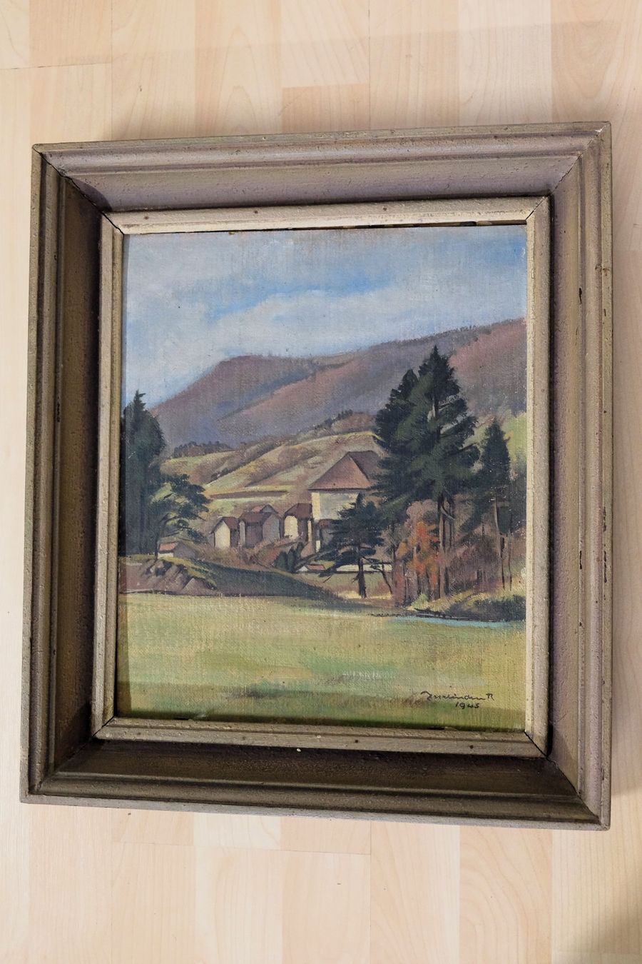 Dipinti: Gemälde Biberstein AG von 1945 – Usato da Gretzenbach venduto da Grezzo 1