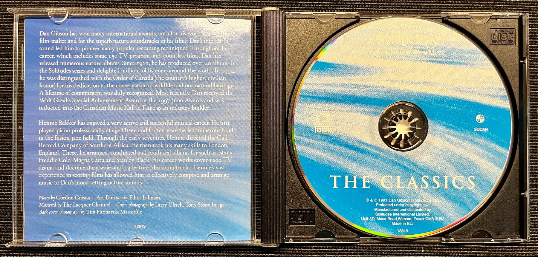 CD: Dan Gibson - Solitudes - The Classics – Usato da Eschenz venduto da car_vq6c 1