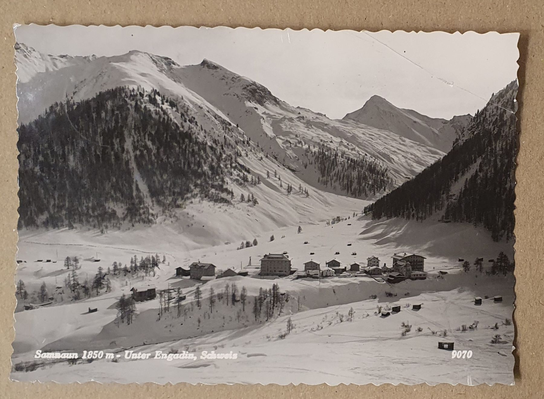 Ansichtskarten: 5 Ansichtskarten Samnaun 1959 – Gebraucht aus Kreuzlingen von Rschweiz1 2
