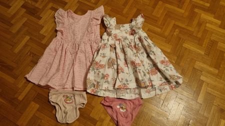 2 robe fille avec culottes