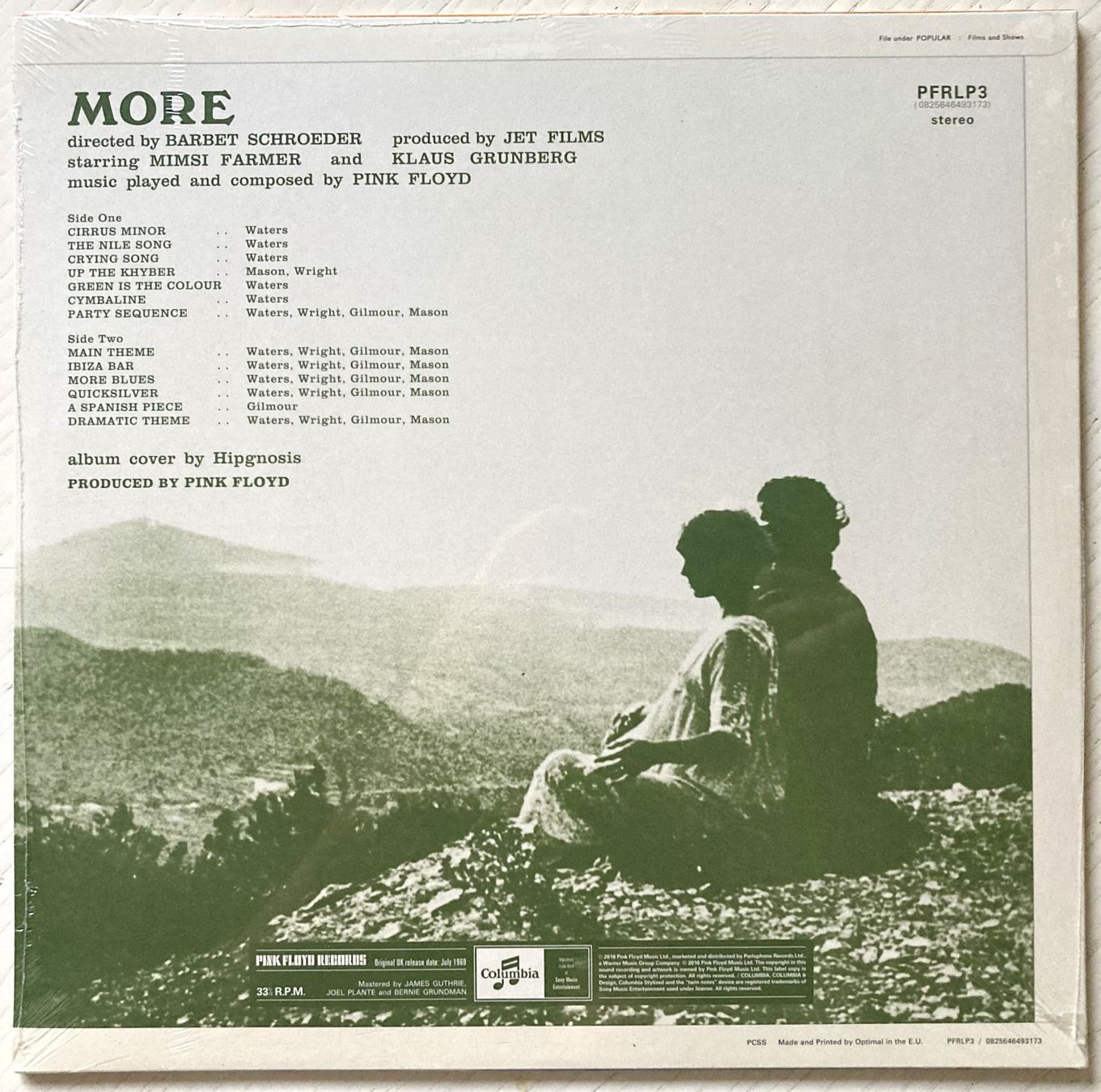 Dischi in vinile: PINK FLOYD - MORE – Nuovo e nell'imballaggio originale da Bottens venduto da hotter-than-hell 1