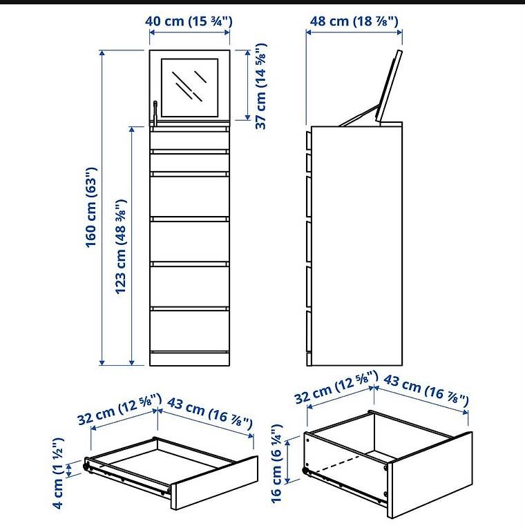 Commodes: 50% Malm Kommode wie neu – D'occasion à Luzern par Marazul99 3