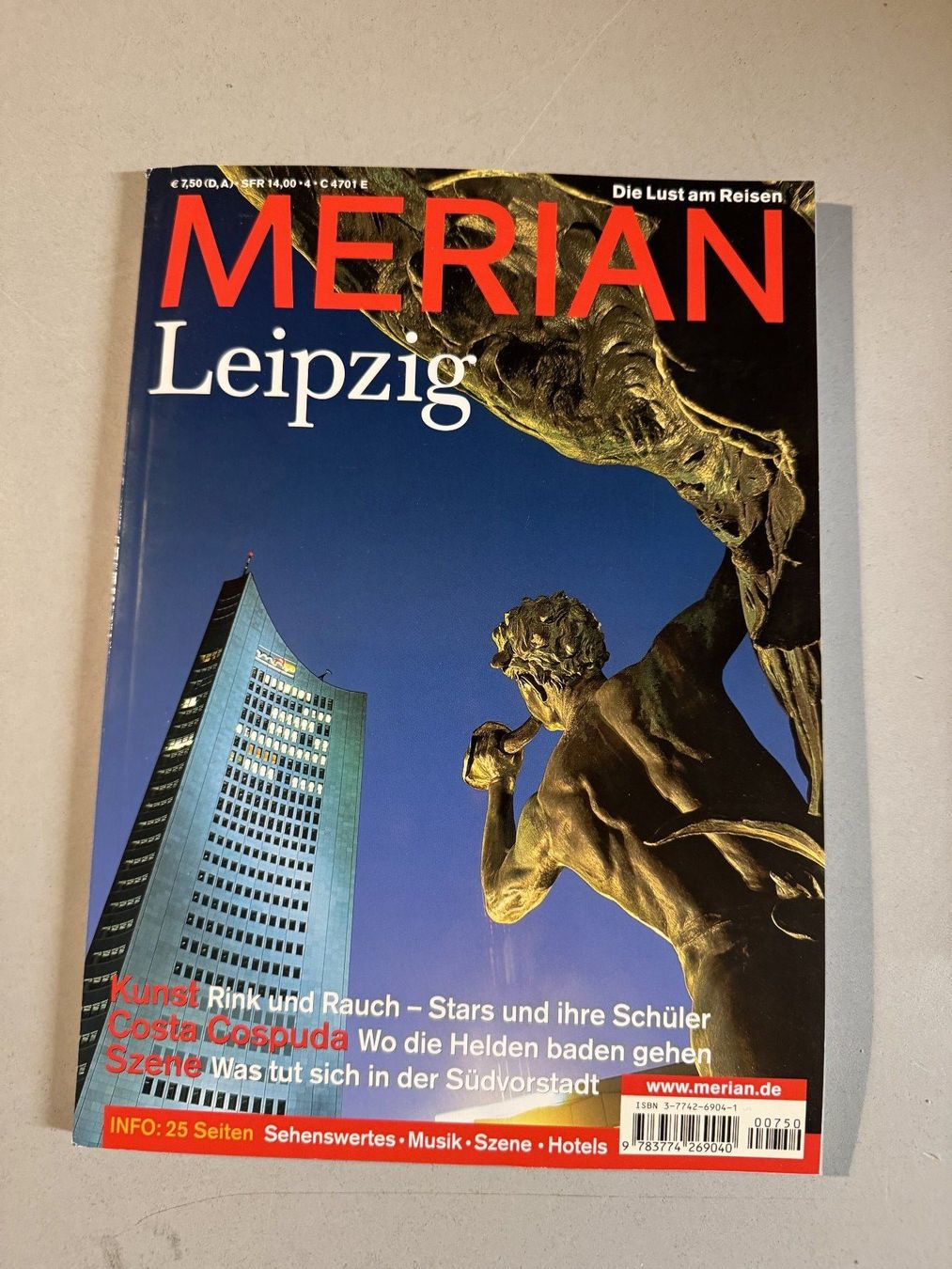 Riviste & Magazine: Merian Leipzig April 2004 – Usato da Erstfeld venduto da Uhu1980