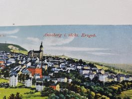 Postkarte Annaberg Erzgebirge Sachsen 1 Deutsches Reich 1919