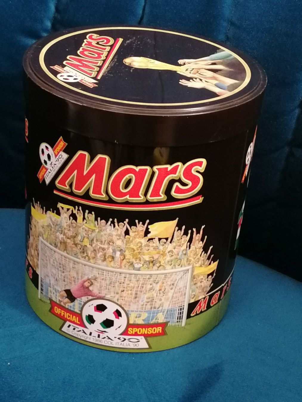 Barattoli: Mars - WM Italia '90 - Blechdose – Usato da Basel venduto da vintagecollector
