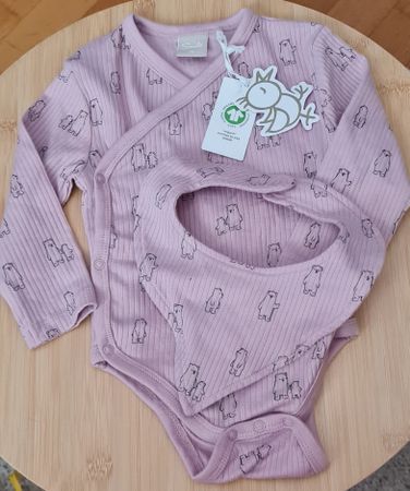 Babybody und Dreieckstuch Gr. 74 neu