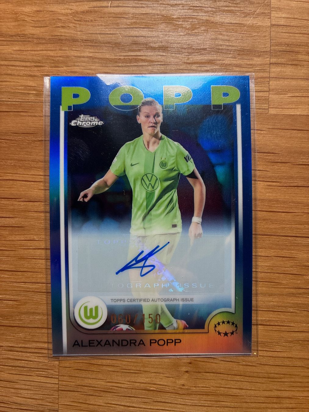 Topps Carte collezionabili: Topps Chrome Alexandra Popp Autogramm /150 – Usato da Wangenried venduto da Garagara