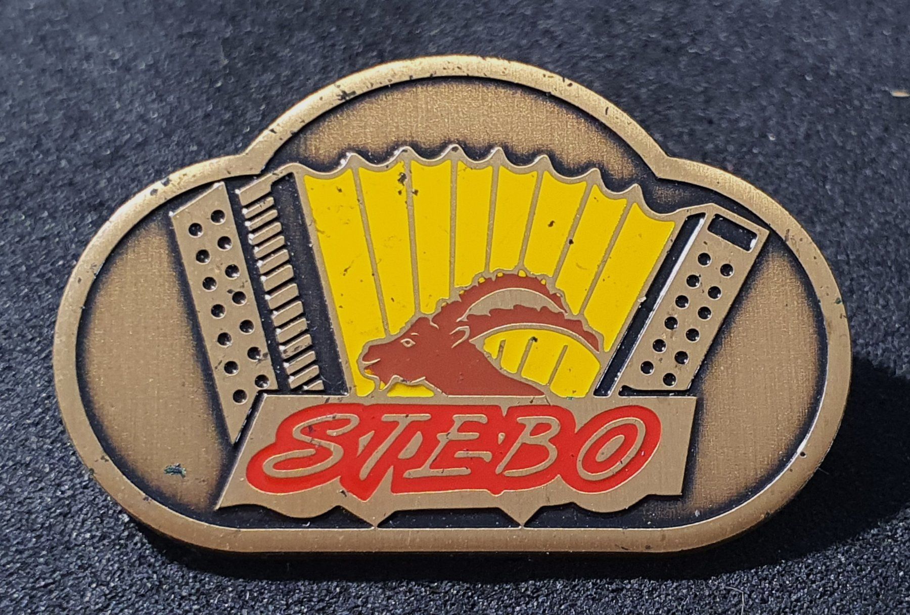 Placchette & Badge: CC833 - Pin STEBO  Handorgel Steinbock  Nr. 316 – Usato da Reinach BL venduto da Boston-Verkauf