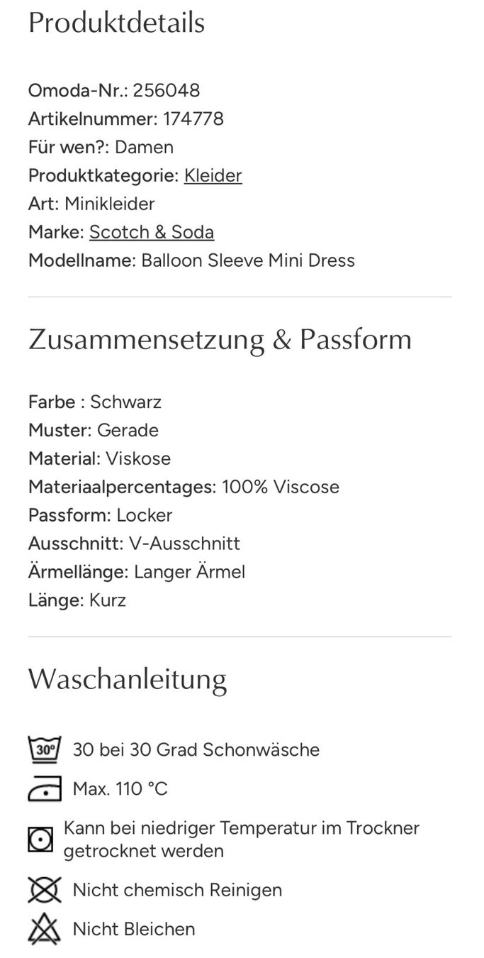 Maison Scotch Vestiti: SCOTCH & SODA Kleid Gr.40 NEU – Nuovo e nell'imballaggio originale da Degersheim venduto da Starkigel 7