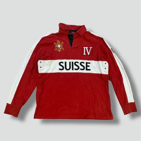 Polo Ralph Lauren Suisse Snow Polo longsleeve vintag Schweiz