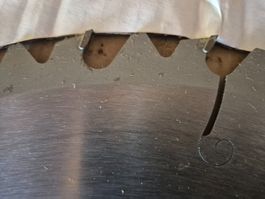 Brennholzfräse, Blatt LFZ 400x30mm Z=28 Hartm., längsschnitt