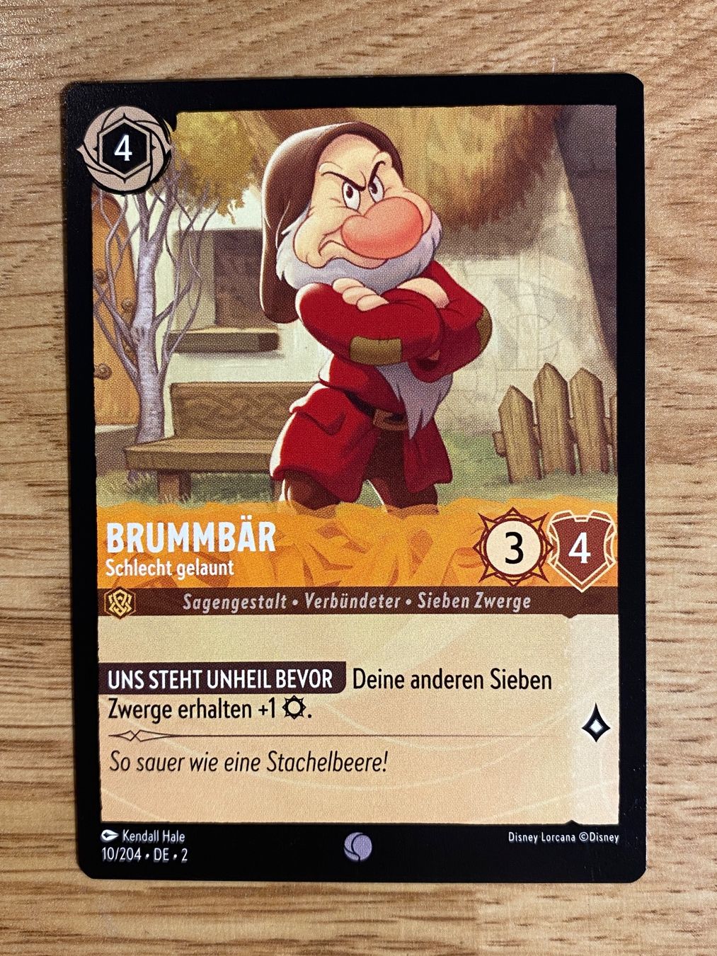 Disney Carte collezionabili: Brummbär 10 DE Disney Lorcana 2 Schneewittchen – Nuovo (secondo la descrizione) da Rafz venduto da SaintCruz