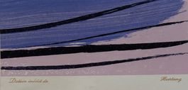 Hans Hartung, Vintage Wein Etikette, Mouton Rothschild, 1980