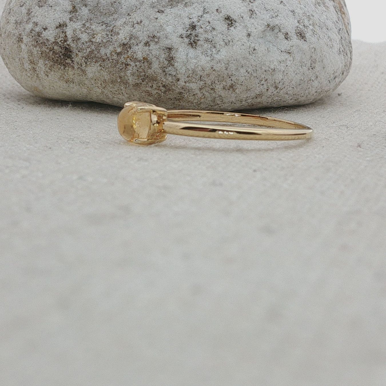 Olga Ribler Anelli: Feiner Silber Ring 925 mit Citrin Grösse 61 – Nuovo (secondo la descrizione) da Luzern venduto da Schmuckoutlet 2