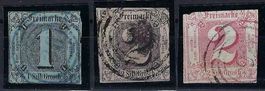 Altdeutschland 1852/60 Thurn und Taxis gest.