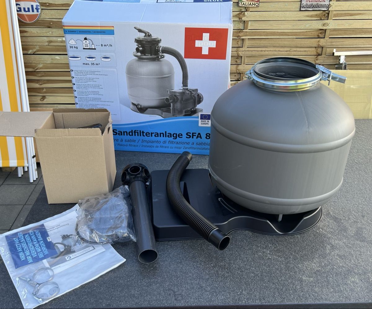 Accessoires de piscine: Sandfilteranlage SFA 8 neu – Neuf (Voir description) à Biel/Bienne par HB13 1