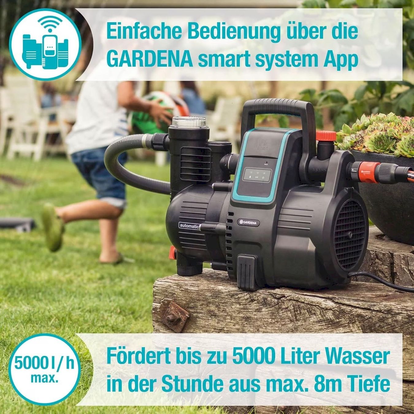Gardena Pumpen & Teile: Gardena 5000/5 Set smart Gartenautomat – Neu und originalverpackt aus Bottighofen von zaap 5