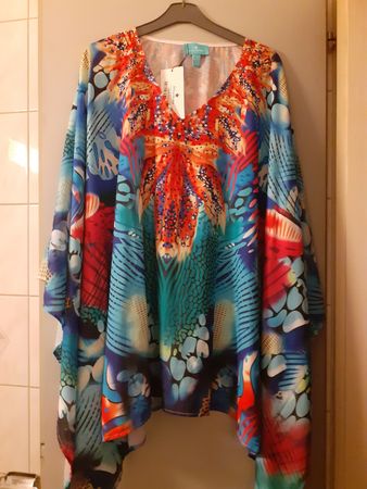 Neues Strand Tunika XL Schulterfrei