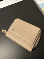 NEU**PORTEMONNAIE BEIGE, LEDER, SEHR SPEZIELL***