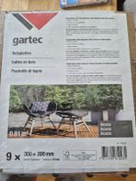 Gartec Holzplatten Akazie 9 Stk 300x300mm neu