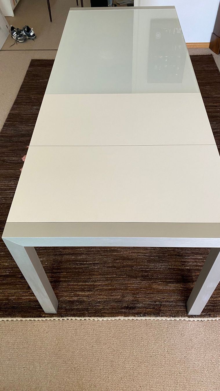 Tavoli: Esstisch Glas/Aluminium ausziehbar – Usato da Zürich venduto da pdufner 6