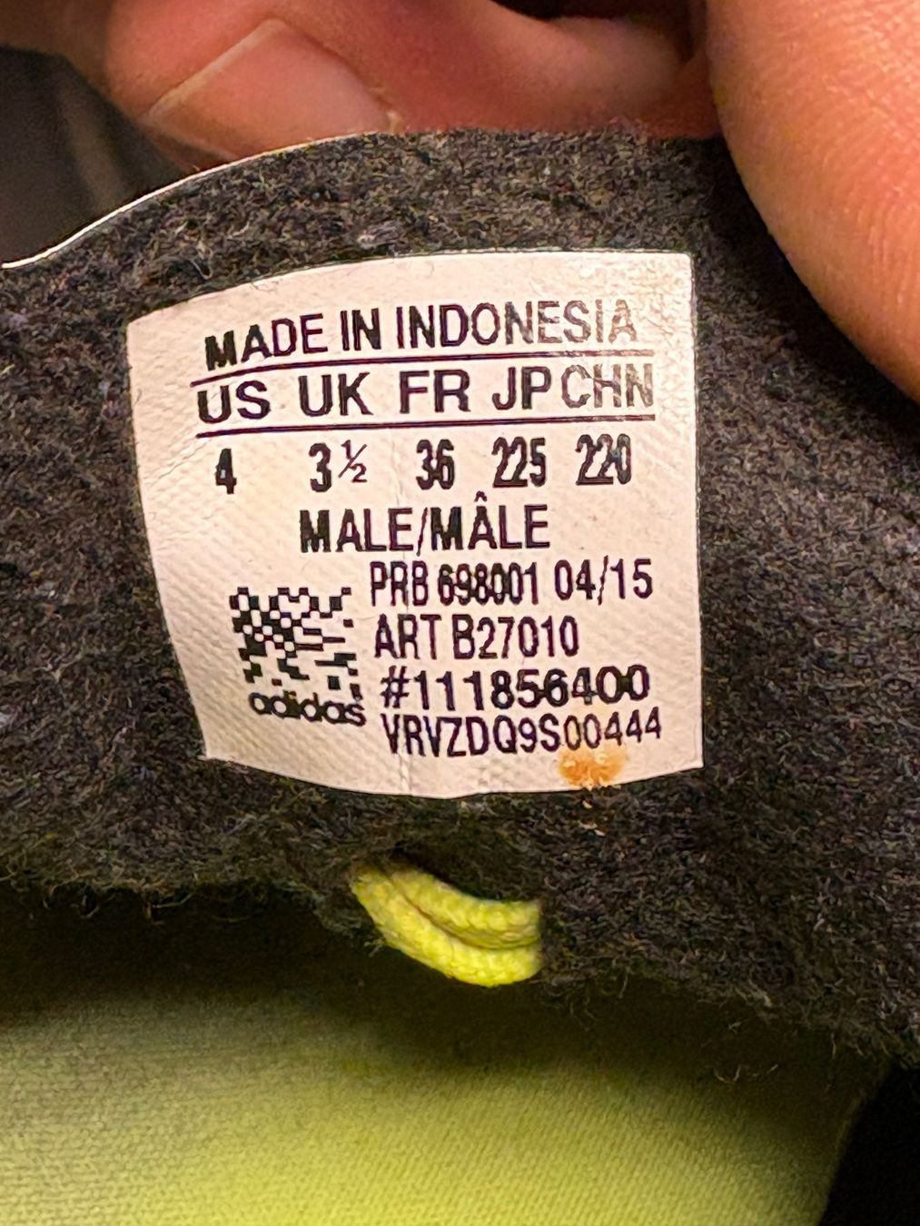 Adidas Scarpe da uomo: Hallenschuhe – Usato da Oberentfelden venduto da dar_7gzv 2