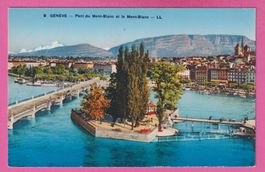 Genf Genève Pont du Mont Blanc