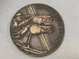 Medaille 125 Jahre Rennverein Zürich